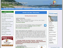 Tablet Screenshot of co.muskegon.mi.us