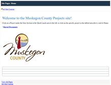 Tablet Screenshot of project.co.muskegon.mi.us